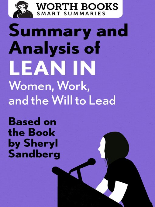 Cover image for Summary and Analysis of Lean In - Women, Work, and the Will to Lead